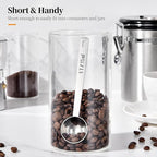 Long Handle Coffee Scoop: 5.64 Inch 18/8 Stainless Steel 1 Tablespoon Metal - Image 5