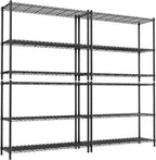 Storage Shelves, 3-Tier Adjustable Metal Industrial Utility Shelf Rack by Unknown