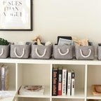 Small Fabric Storage Baskets, Foldable Gift Baskets - Image 3