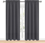 DWCN Blackout Curtains for Bedroom 84 Inch Length 2 Panels Set, Solid Thermal - Image 9