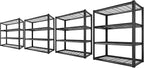 REIBII 40" W Garage Shelving 2240 LBS Storage Shelves Adjustable Heavy Duty by REIBII