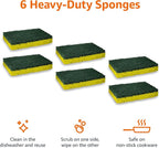Amazon Basics Cleaning Sponges, Heavy Duty Scrub Sponges - Image 2