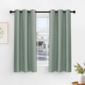 PONY DANCE Sage Green Small Curtains by PONYDANCE