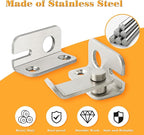 Alise Flip Latch Gate Latches Slide Bolt Latch Safety Door Lock Catch - Image 3