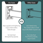 Wall Mounted Clothes Drying Rack, Collapsible, Retractable - Image 2