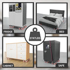 MYUEA【Upgrade Large】 Furniture Dolly, Furniture Movers - Image 7