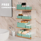 11-Piece Stackable Drawer Organizer Set, Stationery, Utensils in Bathroom - Image 4