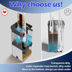 Mop and Bucket Set, Midyb Flat Mops and Bucket System - Image 4