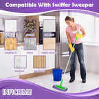 6 Pack Reusable Microfiber Mop Pads Compatible - Image 6