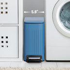 TrashAid Slim Bathroom Trash Can - Image 2