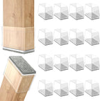 Rectangle Chair Leg Protectors for Hardwood Floors by ComeHomeWithMe