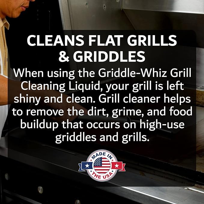 Griddle-Whiz Grill & Griddle Cleaner | Removes Grease, Food Residue, Burnt On - Image 5