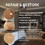 Wood Repair Kit, Wood Scratch Repair, Floor Discoloration Stain Paint - Image 3