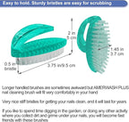 Handle Grip Nail Brush for Cleaning Fingernails Hands & Under Nails, Stiff - Image 2
