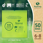 Compostable Trash Bags 6-8 Gallon – Heavy Duty, 1.1 Mil Thick, 100% - Image 3