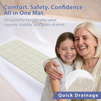 Bathtub Mat Non Slip Silicone Foldable Extra Long Tub Mat Strong Suction Cups & - Image 7