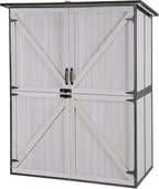 Aivituvin Outdoor Storage Shed Upgraded by Aivituvin
