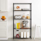 Amazon Basics 5-Shelf Adjustable Heavy Duty Steel Wire Rack Storage Shelving - Image 4
