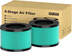 2 Pack MK01 MK06 TZ-K1 Air Filter Replacement Compatible by CFKREYA