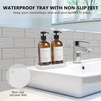Amber Glass Soap Dispenser - Image 6