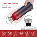 Neihepal Gradient Stainless Steel Water Bottles, 20 Ounce Vacuum Insulated - Image 4