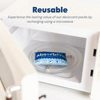 Rechargeable Dehumidifier Bag 10-Pack - 100g Reusable Moisture Absorbers - - Image 3