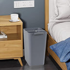 3-Pack 4.5 Gallon Plastic Rectangular Wastebasket, Slim Bathroom Trash Can - Image 4