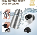 Vucchini Oil Dispenser Bottle Stainless Steel-Auto Flip Kitchen Oil and Vinegar - Image 4