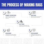 Premium White T-Shirt Cleaning Rags – White Cotton Rag - Image 7