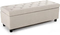BELLEZE 47" Storage Ottoman, Storage Bench by BELLEZE