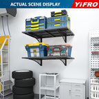 4-Pack 2x3ft Heavy Duty Garage Wall Shelving, 1000 lbs Load Capacity, Garage - Image 7
