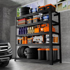 Storage Shelves Heavy Duty, 5-tier Adjustable Metal Industrial Utility Shelf - Image 2