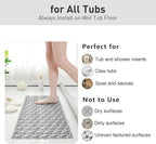 Bath Mat for Tub Non Slip Shower Mat for Elderly - Image 7