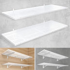 2-Pack 1.5x4ft Heavy Duty Garage Wall Shelving, 500 lbs Load Capacity, Garage by Yifro