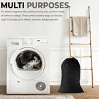 2 Pack - Extra Large Cotton Laundry Bag, Heavy Duty Large Laundry Bags 24 x 36 - Image 6