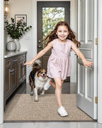 LUMI Indoor Door Mat 24"x36", Ultra Thin Low Profile Non-Slip Doormat - Image 5