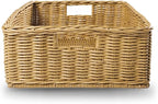 The Basket Lady Under The Bed/Basic Wicker Storage Basket, 20 in L x 14.5 in W - Image 3