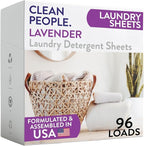 The Clean People Lavender Laundry Detergent Sheets by CleanPeople
