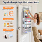 Yecaye Over The Door Organizer, Heavy Duty Hanging Organizers and Storage - Image 4