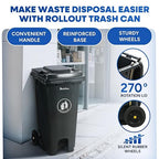 32 Gallon Step-On Large Outdoor Trash Can - Image 6