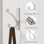 8-Pack Adhesive Wall Hook for Towel/Coat - Image 4