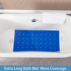 Foldable Silicone Bathtub Mat: Jumbo Size Heavy Duty Safety Bath Mat - Image 2