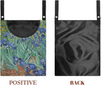 Famous Oil Painting Iris Print Home Clothespin Organizer Bag 14.5"x12" - Image 7
