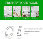 Air Freshener for Home, 4 Pack, Odor Eliminator for Small Area Closets Bathroom - Image 4
