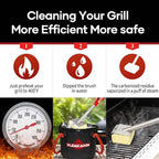 Upgraded Grill Brush Bristle Free, Water-Activated steam Effectively Cleans The - Image 4