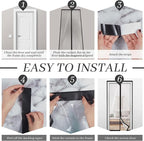 Amylove Zipper 48 x 87 Inch Dust Barrier Door Kit Construction Door Barrier 4 x - Image 4