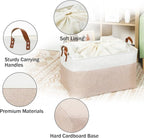 DULLEMELO Extra Large Baskets for Organizing, Foldable Blanket Basket Living - Image 7
