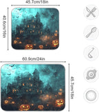 Halloween Castle Dish Drying Mat - Image 3