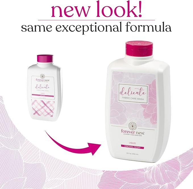 Forever New 32oz Liquid Original Scent Fabric Care Wash 2 Pack Natural Laundry - Image 3