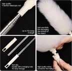 Extendable Lambswool Duster 29-110 Inch, Anti-Static Flexible Head, Stainless - Image 4